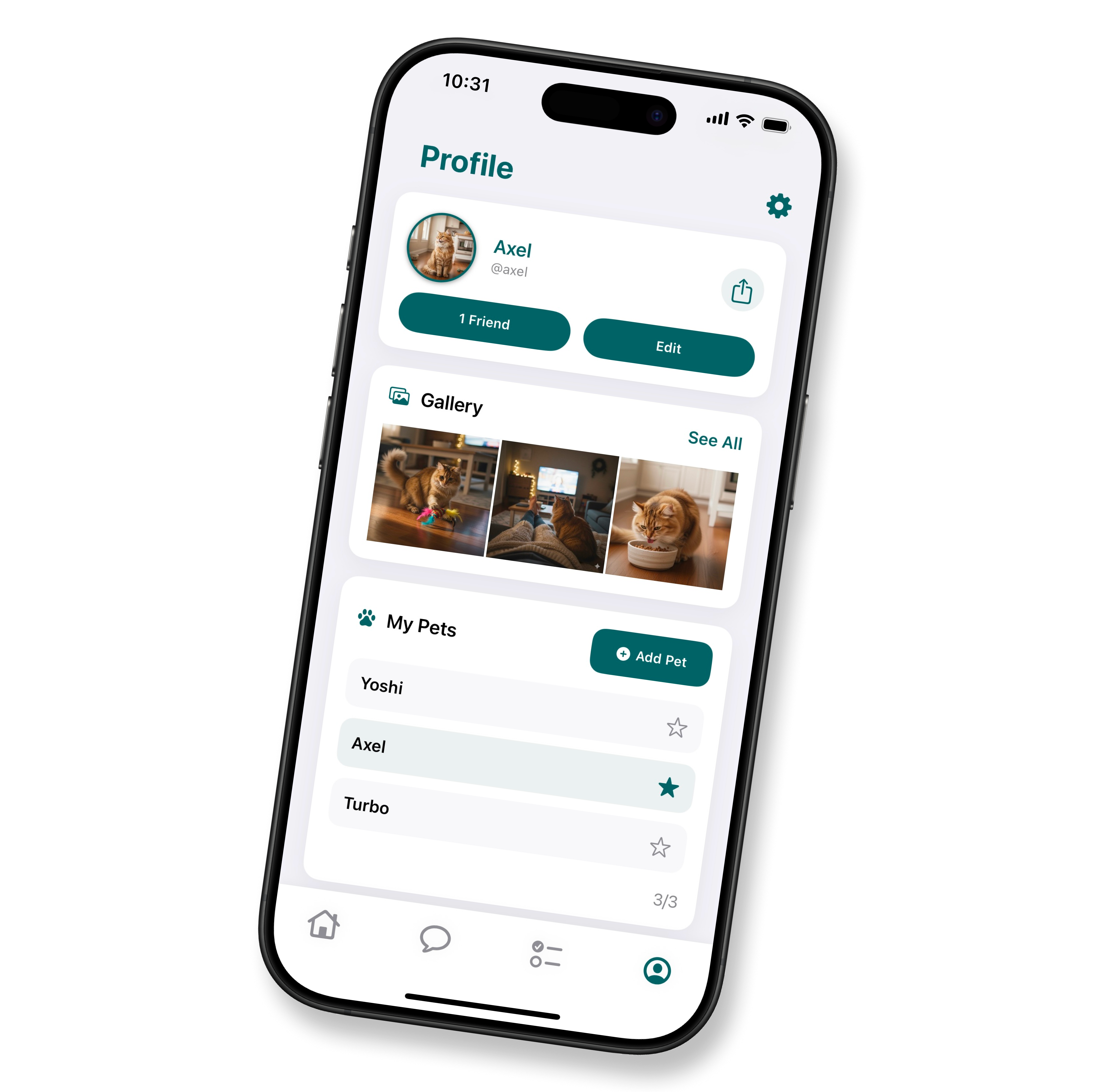 Multi-pet profiles and onboarding setup - PawPal